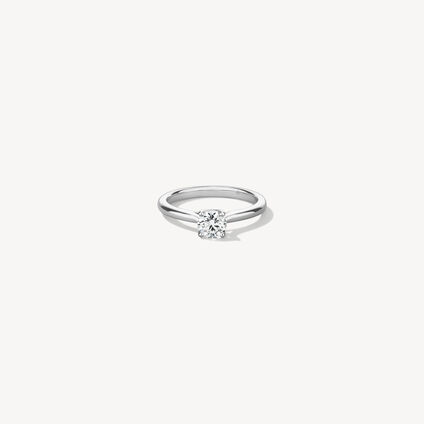 Elegance Solitaire Ring, Platinum, large