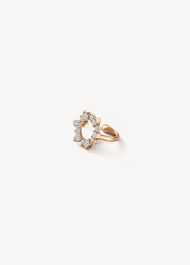 Aerial Open Sunburst 鑽石耳骨夾, 18K 玫瑰金 Aerial Open Sunburst 鑽石耳骨夾, 18K 玫瑰金, large