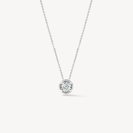 WHIMSICAL CIRCLE 鑽石項鍊, 18K 白金 WHIMSICAL CIRCLE 鑽石項鍊, 18K 白金, large