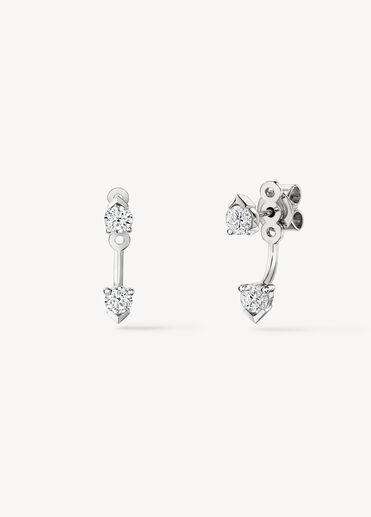 Aerial 鑽石耳環, 18K 白金 Aerial 鑽石耳環, 18K 白金, large
