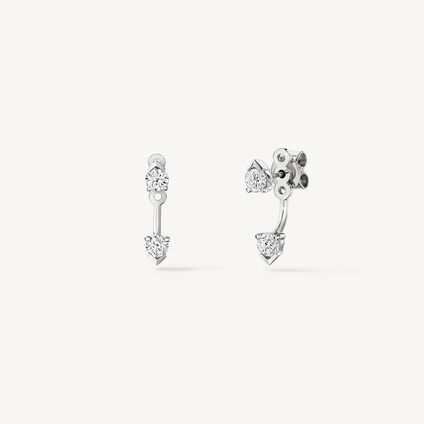 Aerial 鑽石耳環, 18K 白金 Aerial 鑽石耳環, 18K 白金, large