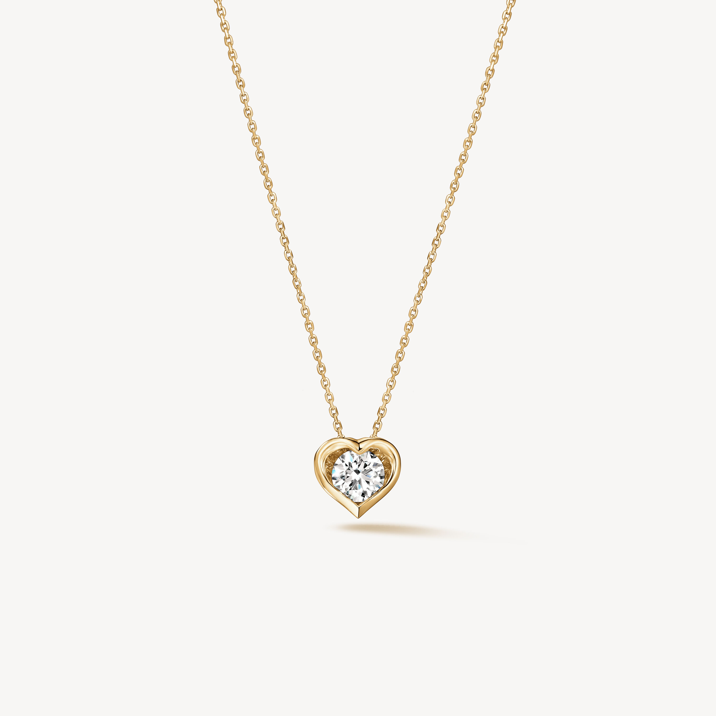 Illa Double Star Diamond Pendant Necklace, 18K Yellow Gold, large