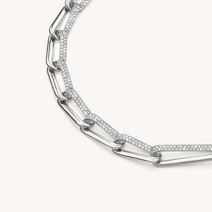 INSIDE/OUT Link 鑽石項鍊, 18K 白金 INSIDE/OUT Link 鑽石項鍊, 18K 白金, large