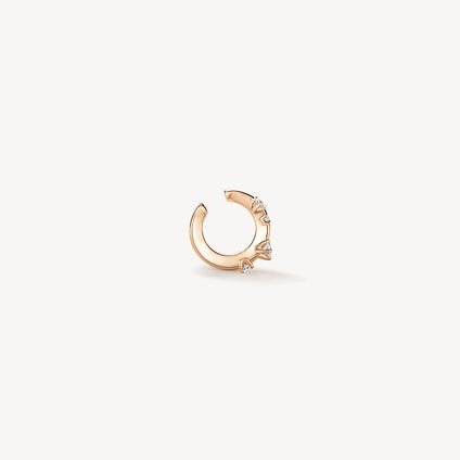 BARRE Floating Diamond Ear Cuff , 18K Rose Gold, large