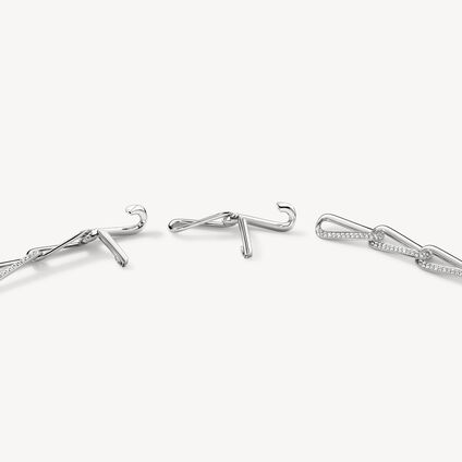 INSIDE/OUT Link 鑽石項鍊, 18K 白金 INSIDE/OUT Link 鑽石項鍊, 18K 白金, large