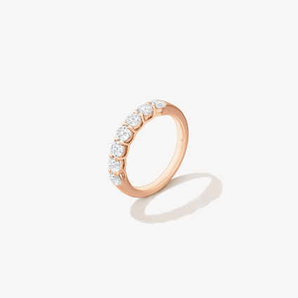 Multiplicity Love Seven-Stone Band, 18K Rose Gold, large