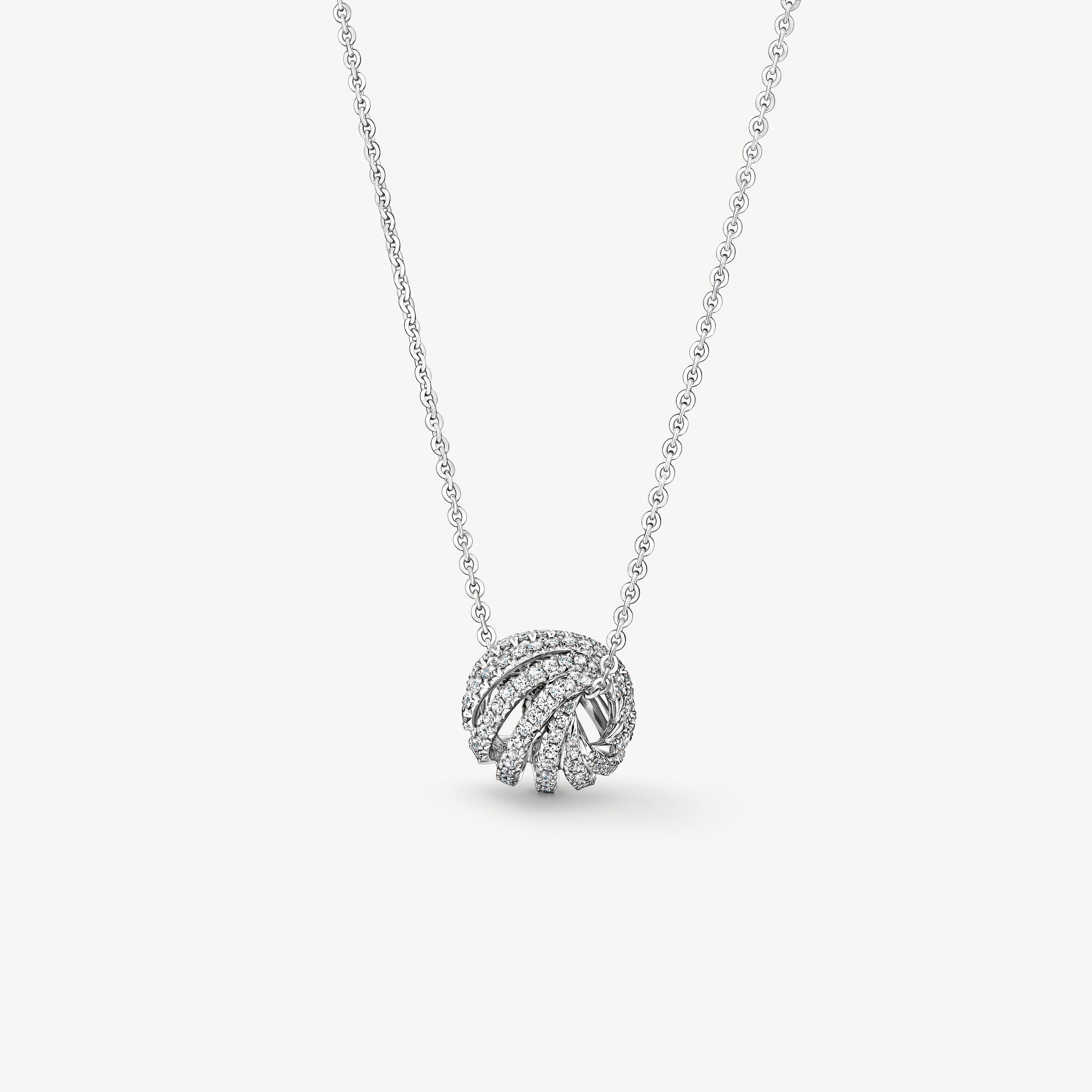 VELA Ethereal 鑽石項鍊, 18K 白金, large