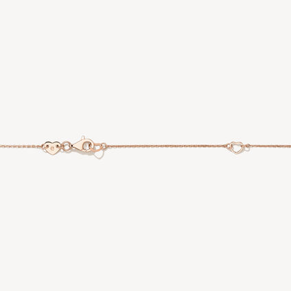 Joy Luxury 復古美鑽項鍊, 18K 玫瑰金, large