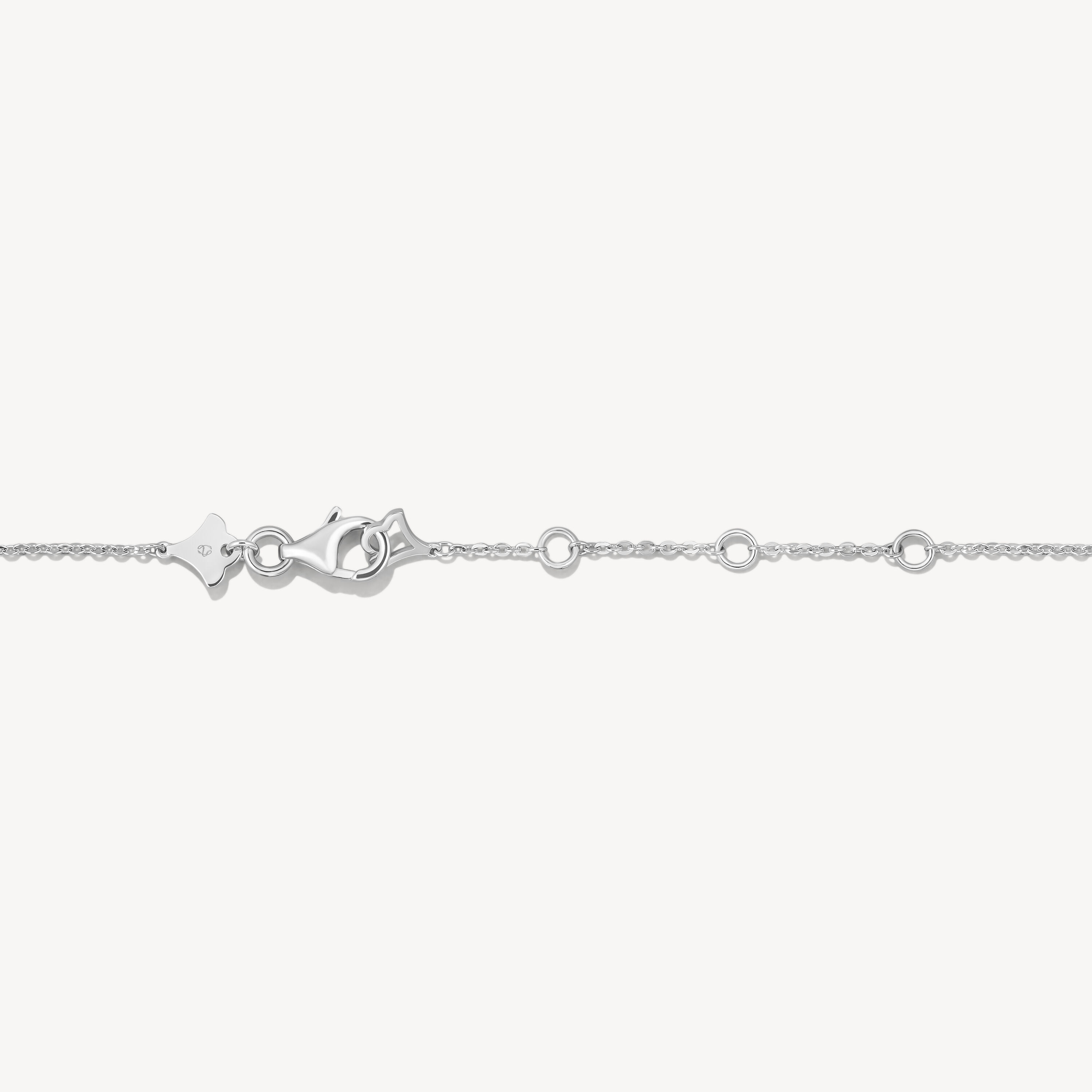Lorelei Bracelet, 18K White Gold, large