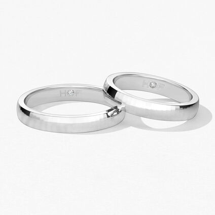 Mirror Wedding Band, Mirror Wedding Band, , large