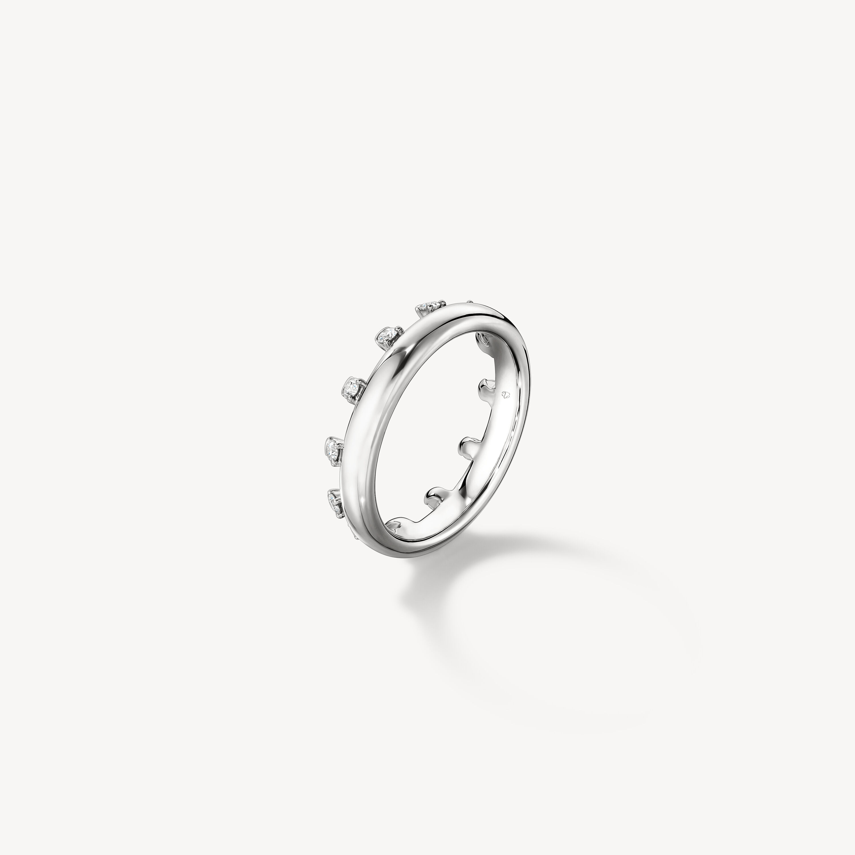 BARRE Eternity Wedding Band, Platinum, large