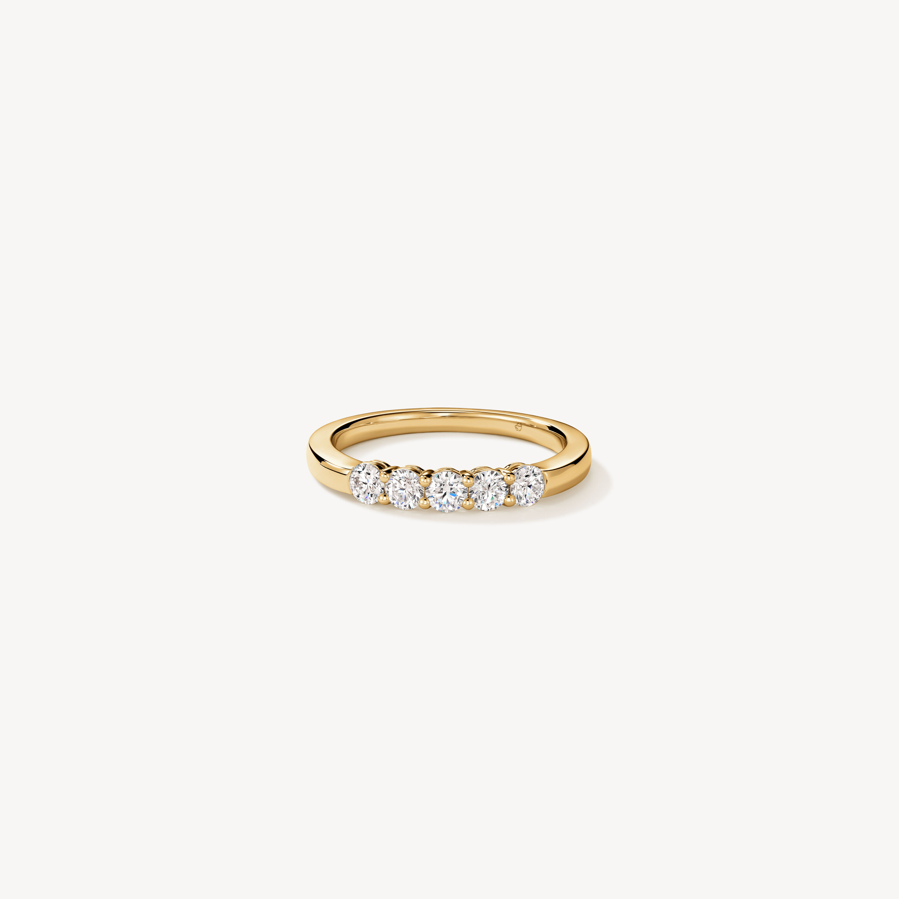Multiplicity Love Five-Stone Band, 18K Yellow Gold, large