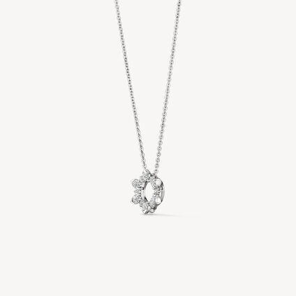 AERIAL Sunburst Enhancer Pendant Necklace, 18K White Gold AERIAL Sunburst Enhancer Pendant Necklace, 18K White Gold, large