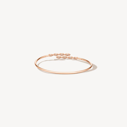 Aerial Marquise Flexi Bangle, 18K Rose Gold, large