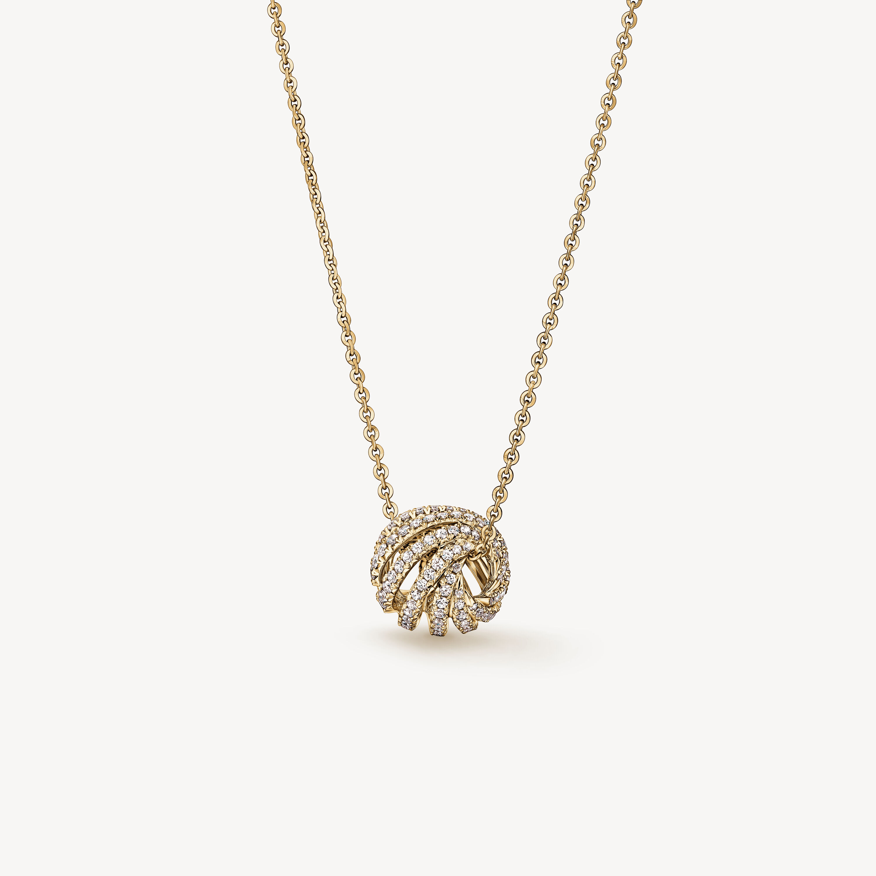 VELA Ethereal 鑽石項鍊, 18K 黄金, large