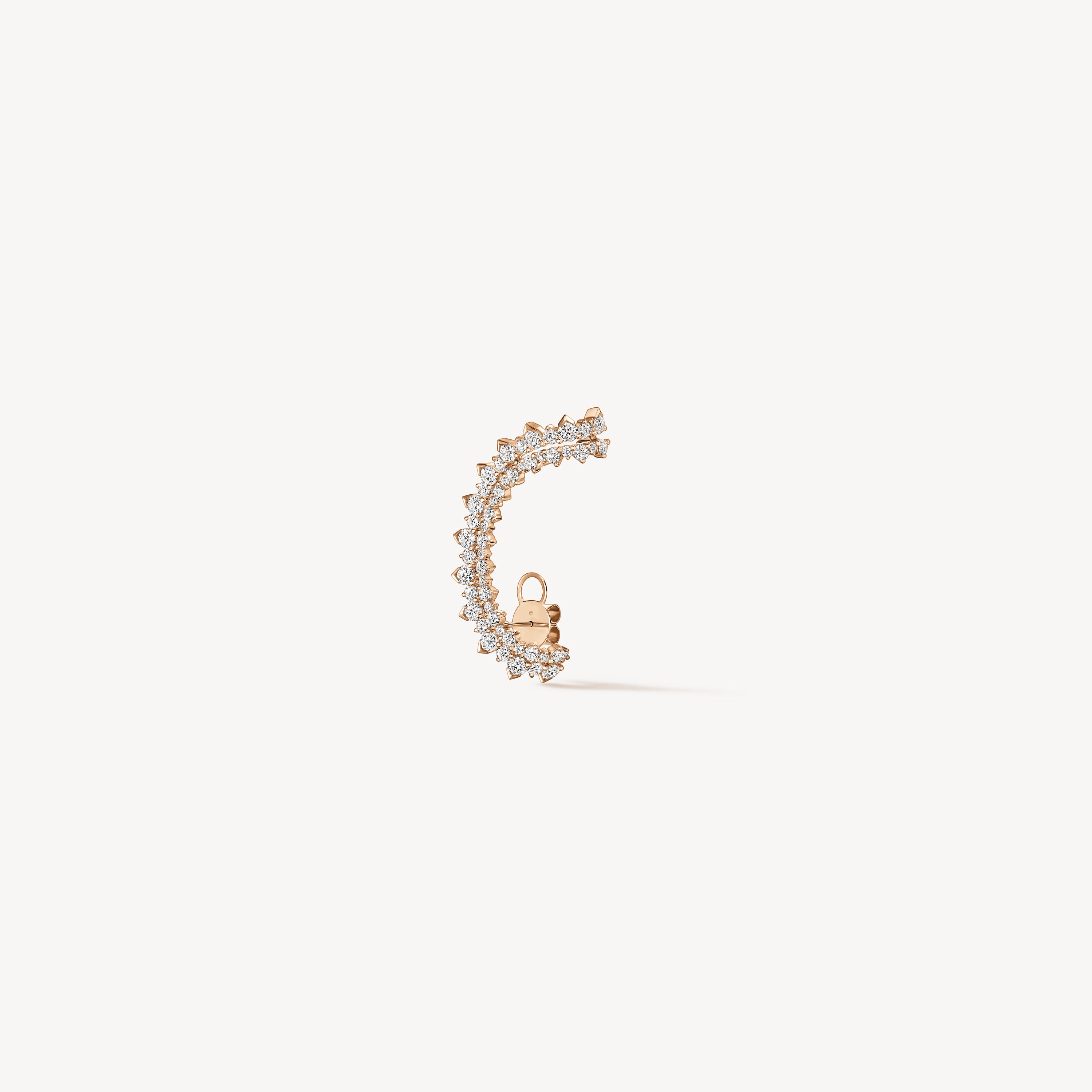Aerial Double Sunrise Earrings - Large, 18K Rose Gold, large