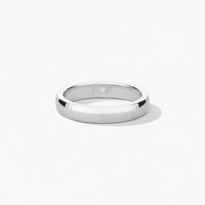 Mirror Wedding Band, Mirror Wedding Band, , large