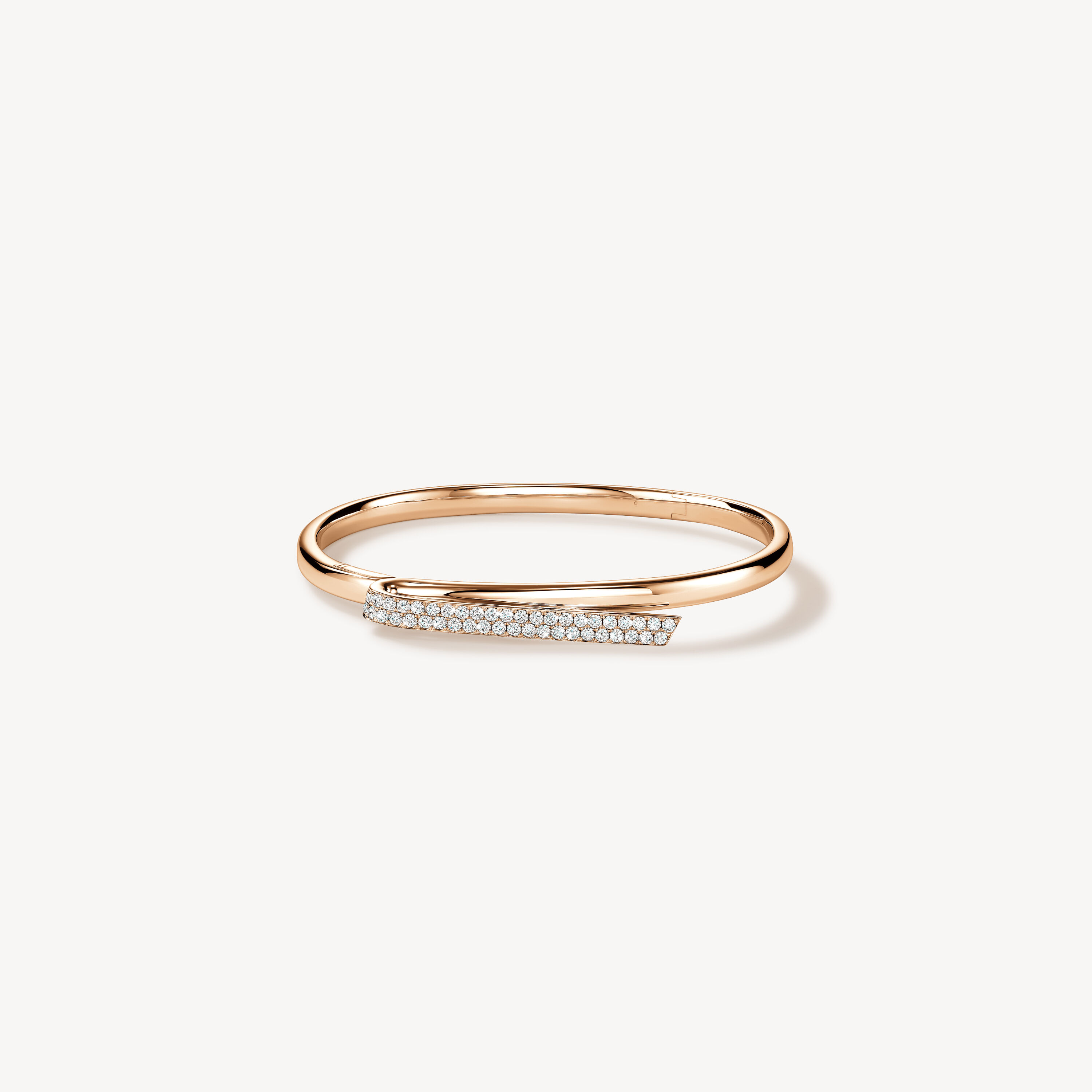 INSIDE/OUT Diamond Flip Bangle, 18K Rose Gold, large