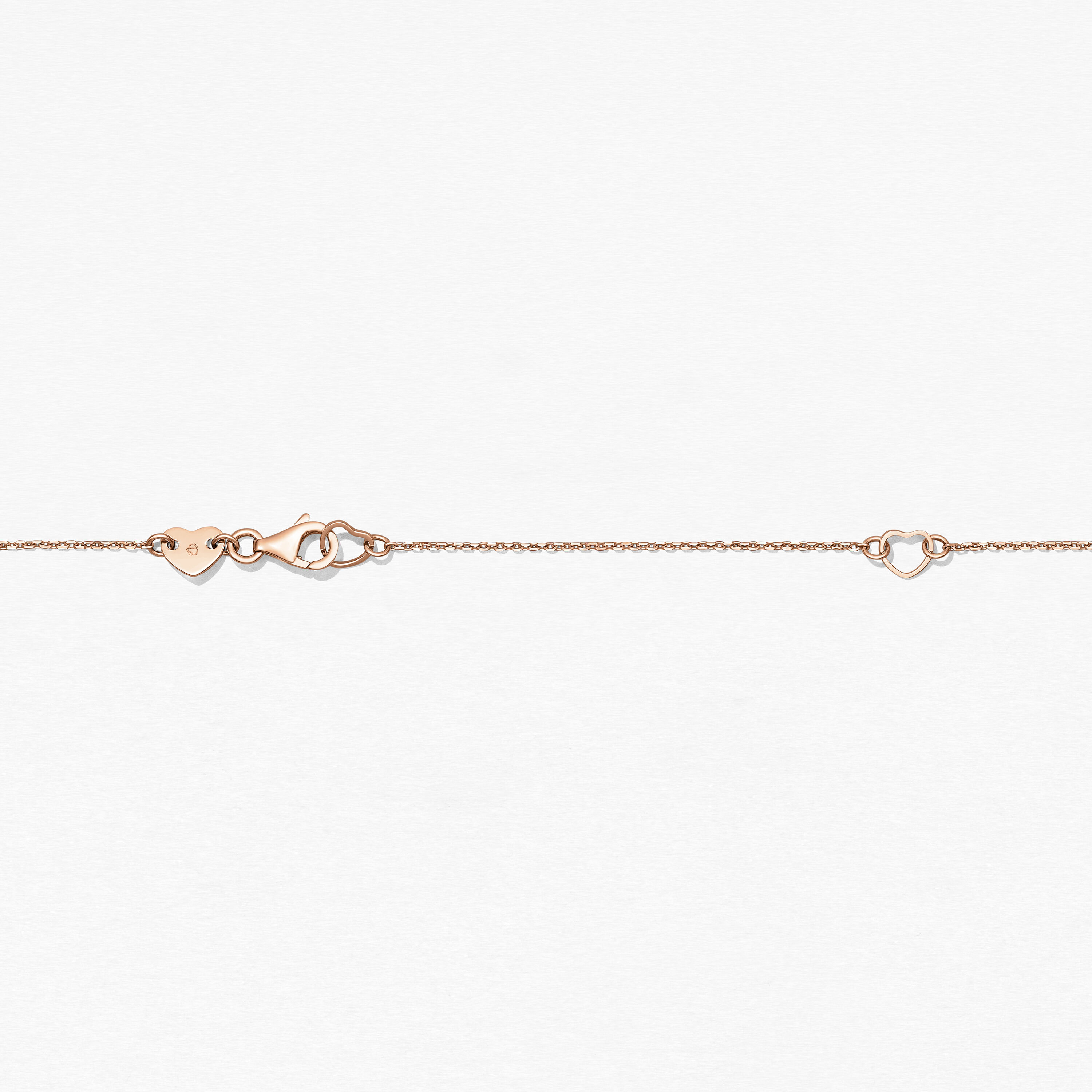 Joy Circle 鑽石項鏈, 18K 玫瑰金, large