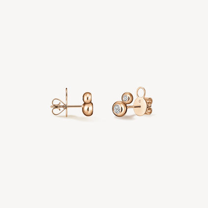 Dream Drop Earrings - Small, 18K Rose Gold, large