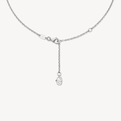INSIDE/OUT Diamond Flip Drop Pendant Necklace, 18K White Gold, large