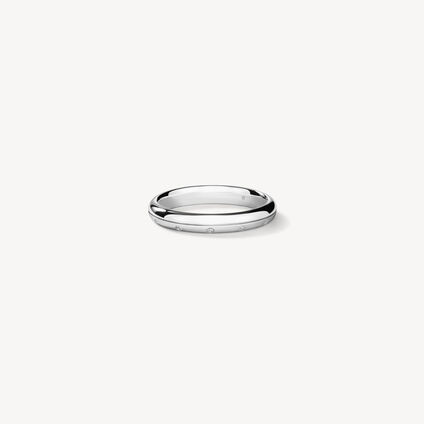 LOVE Satin Finish Multi-Diamond Band, Platinum LOVE Satin Finish Multi-Diamond Band, Platinum, large