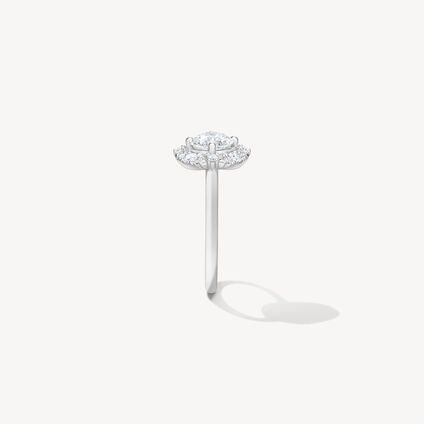 Aerial Marquise Halo Diamond Engagement Ring, Platinum, large