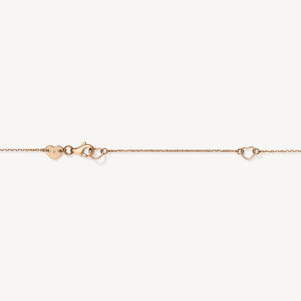 Timeless Diamond Pendant Necklace, 18K Rose Gold, large