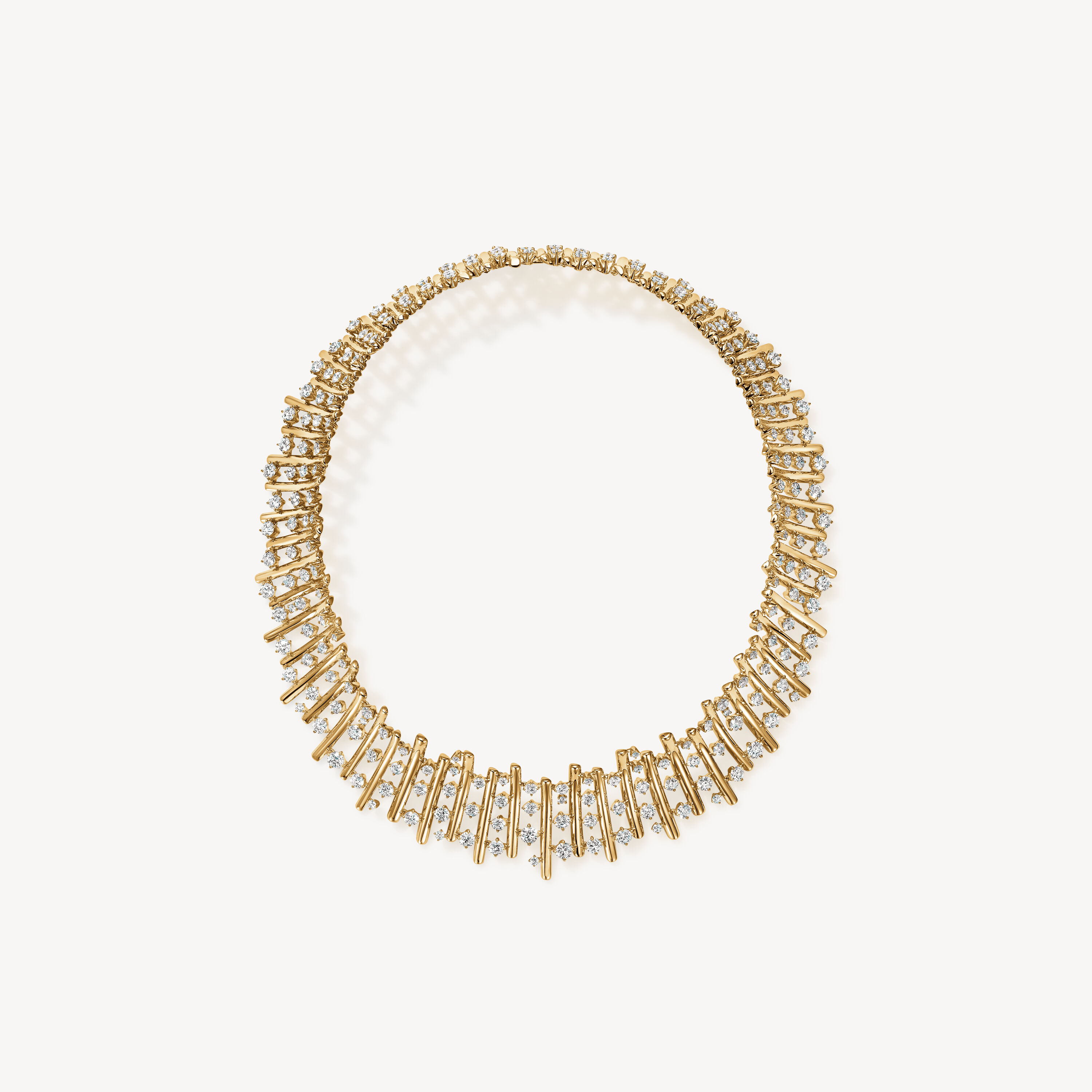 BARRE Multi-Row Choker, 18K Yellow Gold, large