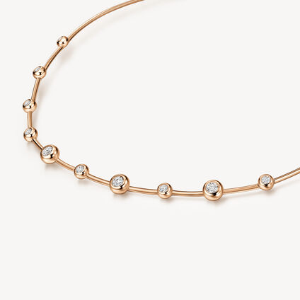 Dream Floating Choker, 18K Rose Gold, large