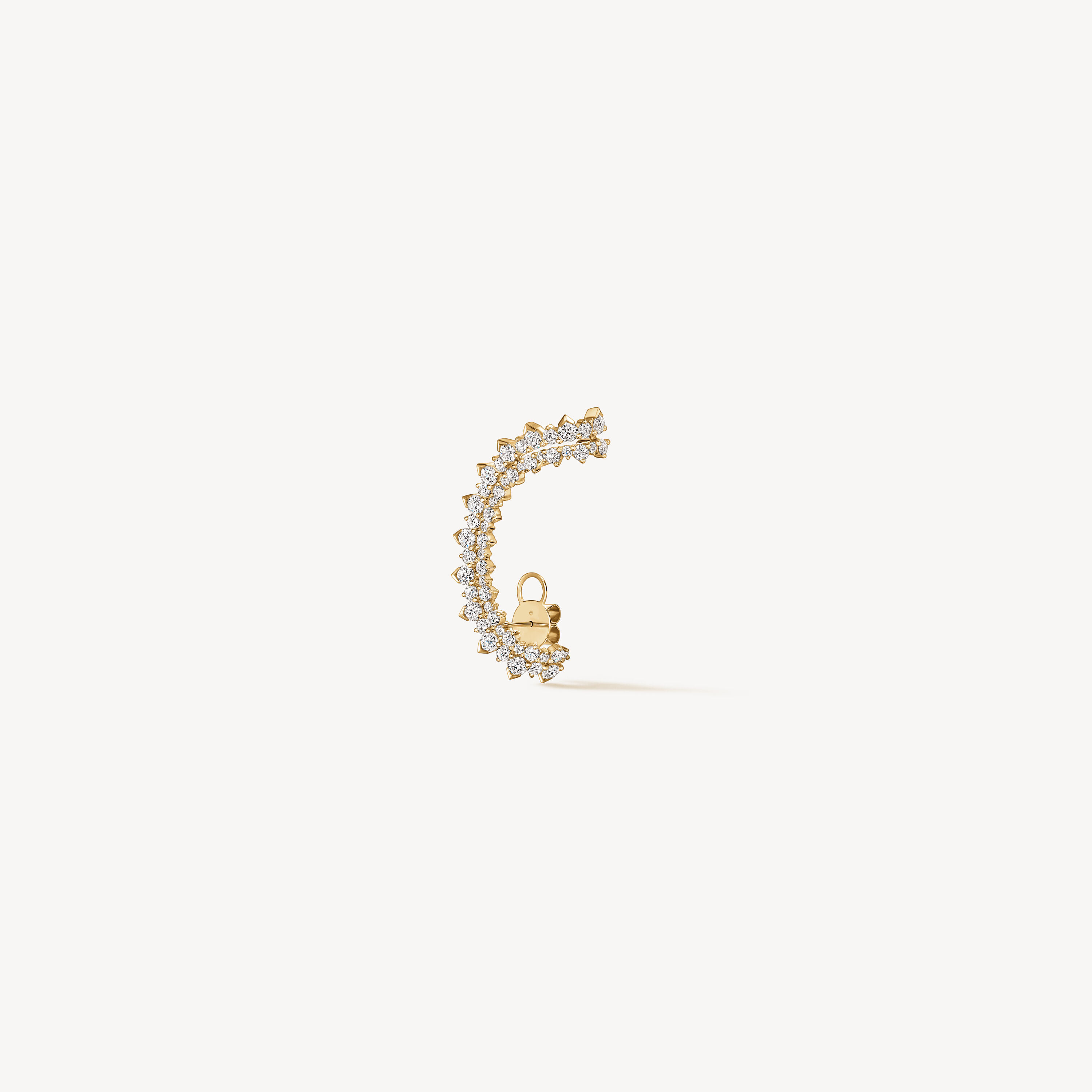 Aerial Double Sunrise Earrings - Large, 18K Yellow Gold, large