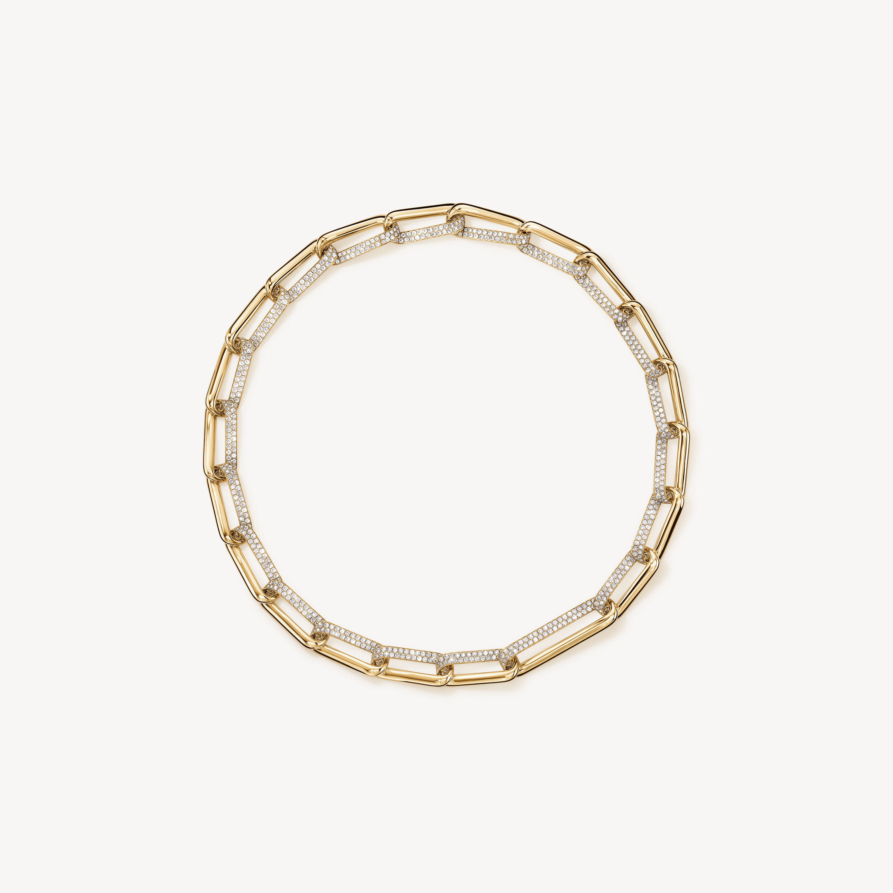 INSIDE/OUT Link 鑽石項鍊, 18K 黄金, large