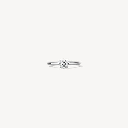 Elegance Solitaire Ring, Platinum, large