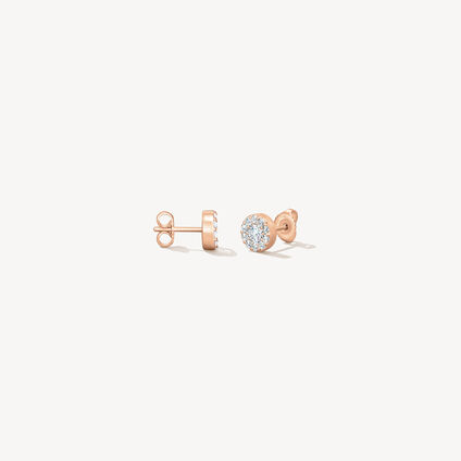 Fulfillment Stud Earrings, 18K Rose Gold, large