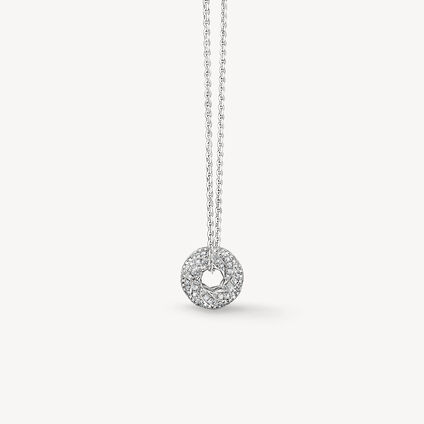 VELA Ethereal 鑽石項鍊, 18K 白金, large