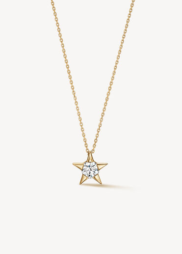 Illa 鑽石項鍊, 18K 黄金 Illa 鑽石項鍊, 18K 黄金, large