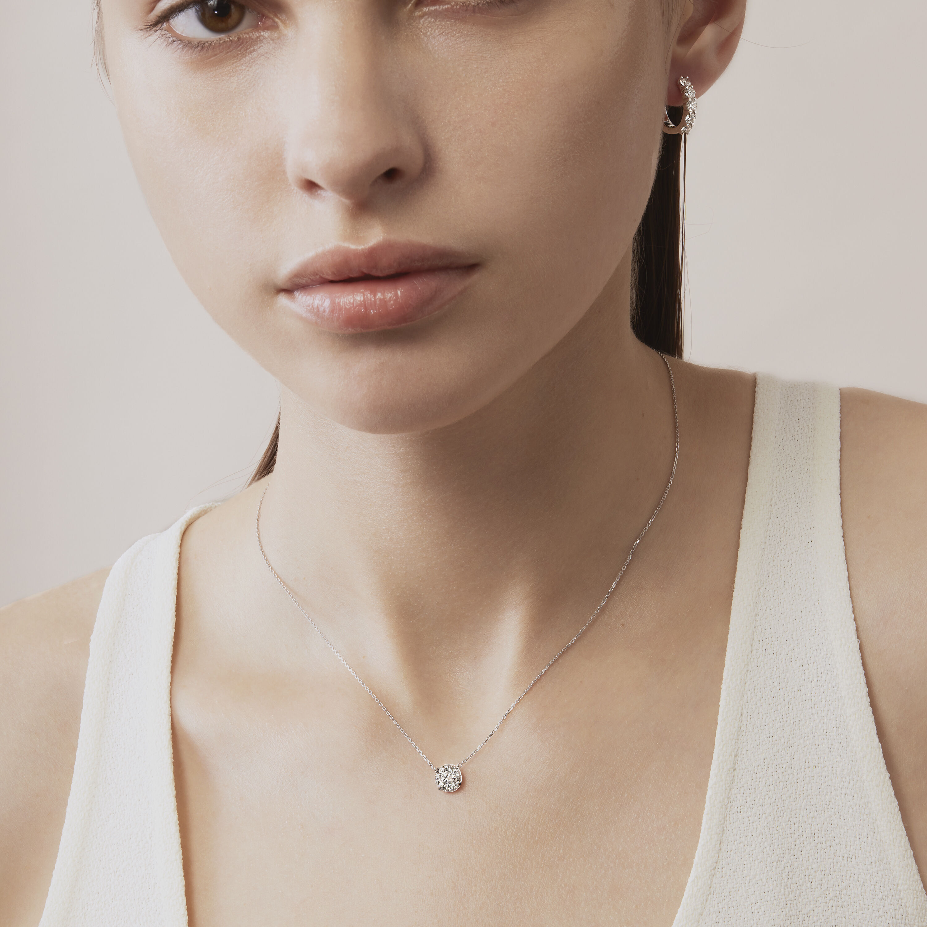 Celebration Pendant Necklace, 18K Rose Gold, large
