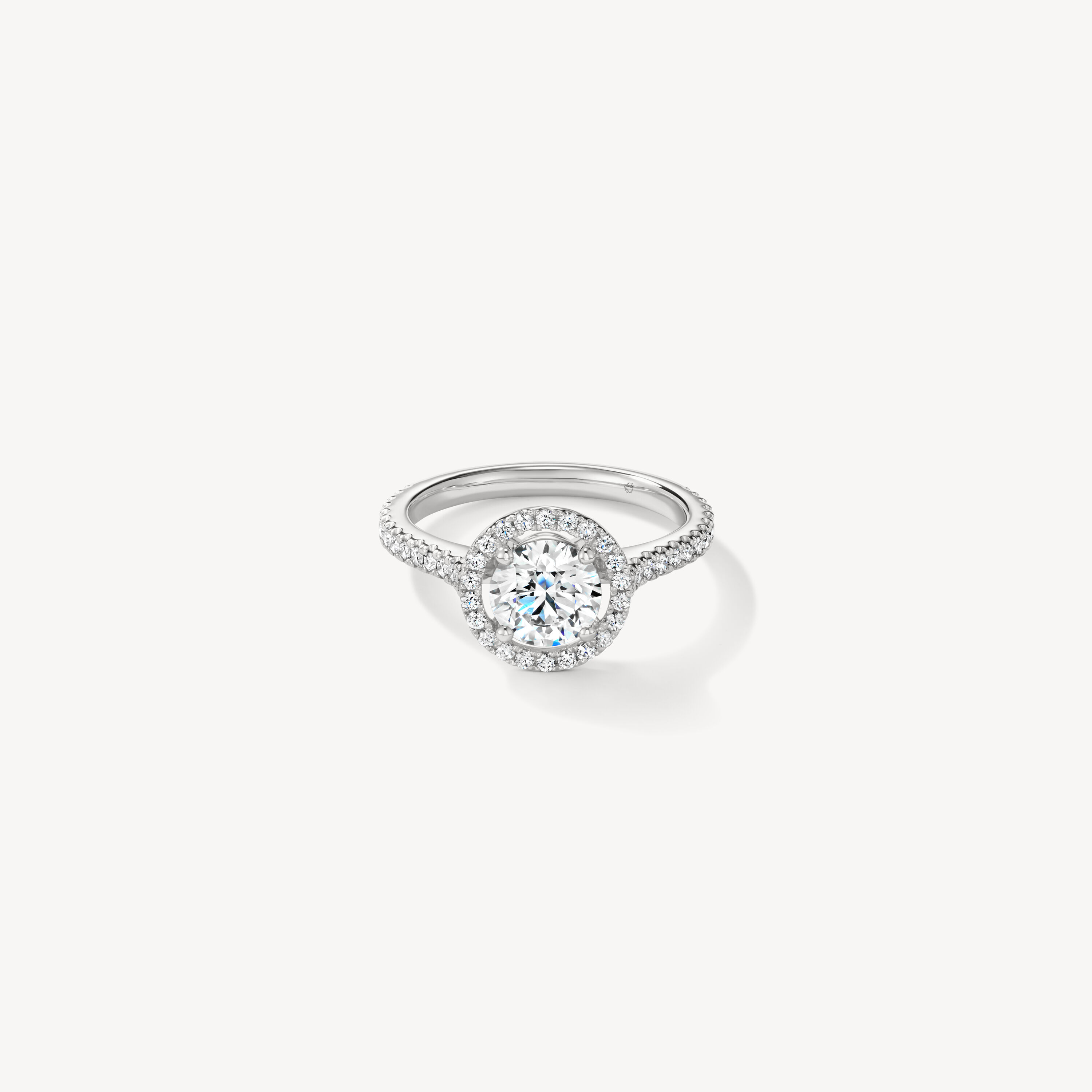 Joy Engagement Ring, Platinum, large