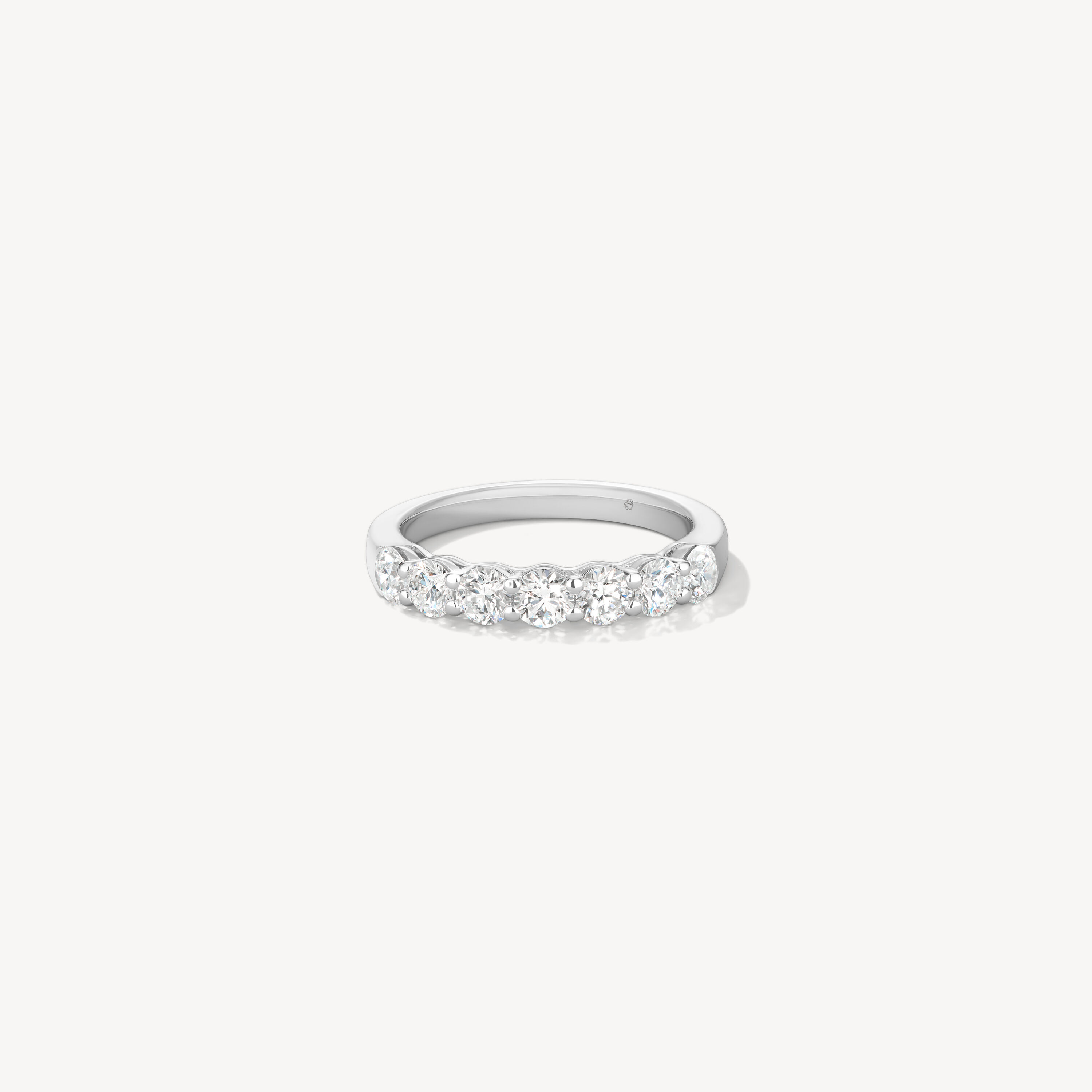 Multiplicity Love Seven-Stone Band, Platinum, large