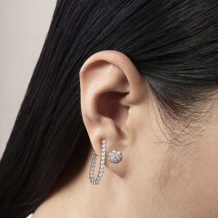 Beloved Stud Earrings, 18K Rose Gold, large