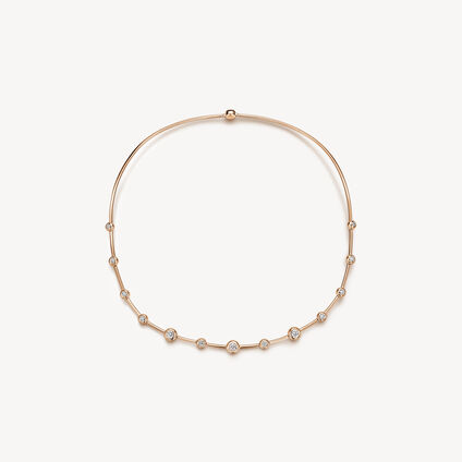 Dream Floating Choker, 18K Rose Gold, large