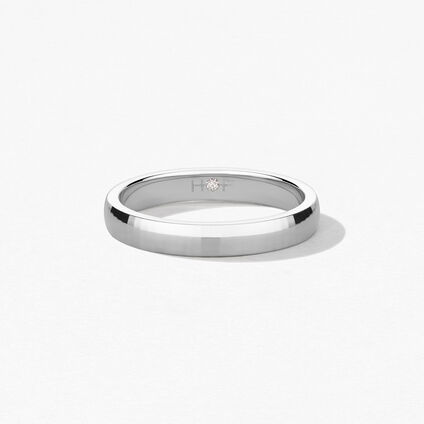 Mirror Wedding Band, , large