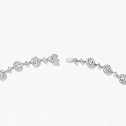 Joy Premium 項鏈, 18K 白金, large