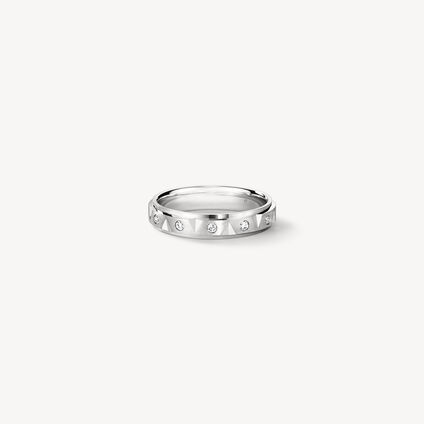 LOVE Chevron Wedding Band, LOVE Chevron Wedding Band, , large