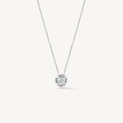 WHIMSICAL CIRCLE 鑽石項鍊, 18K 白金 WHIMSICAL CIRCLE 鑽石項鍊, 18K 白金, large