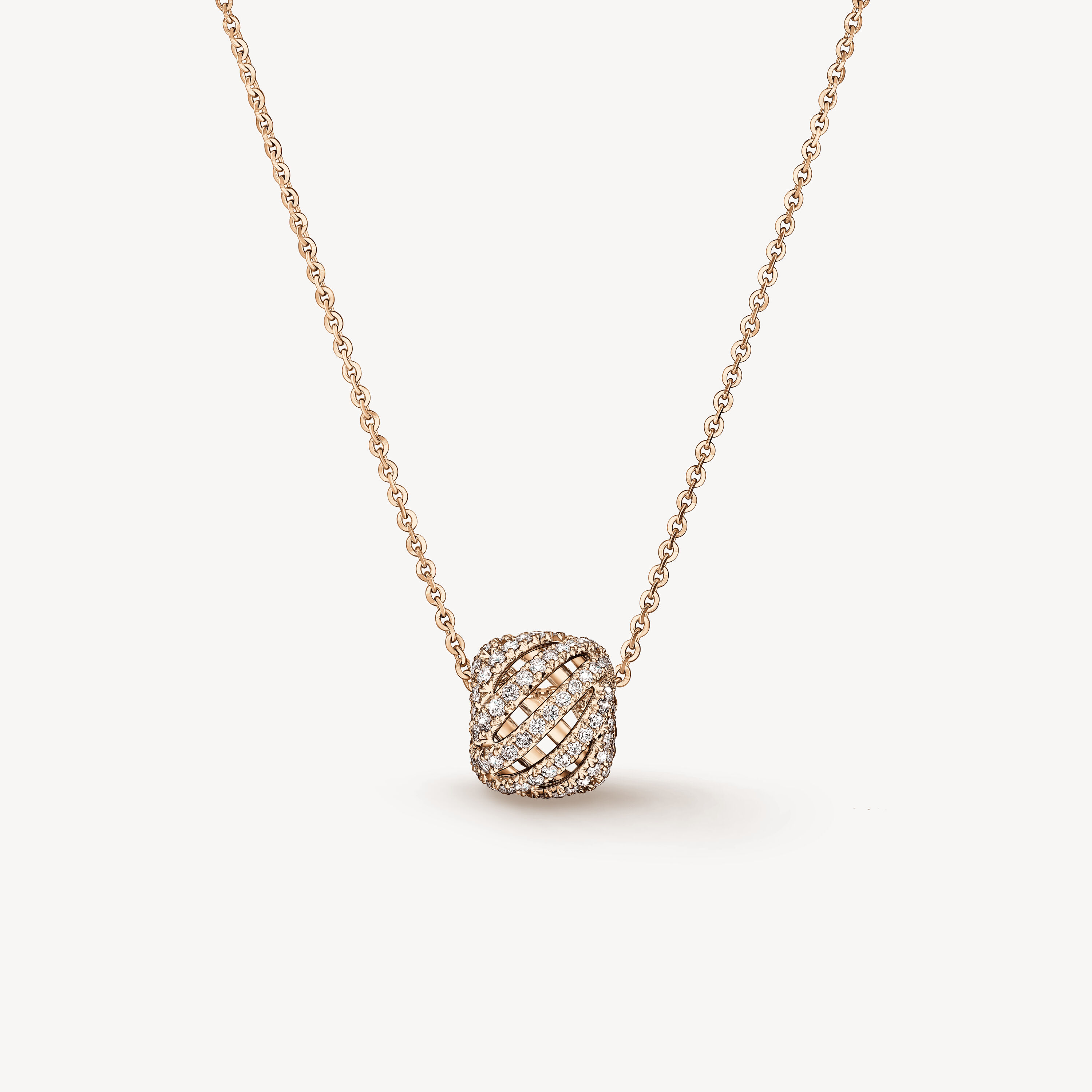 VELA Ethereal 鑽石項鍊, 18K 玫瑰金, large