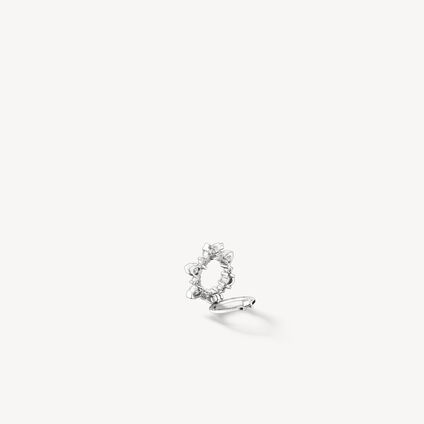 AERIAL Sunburst Enhancer Pendant Necklace, 18K White Gold, large