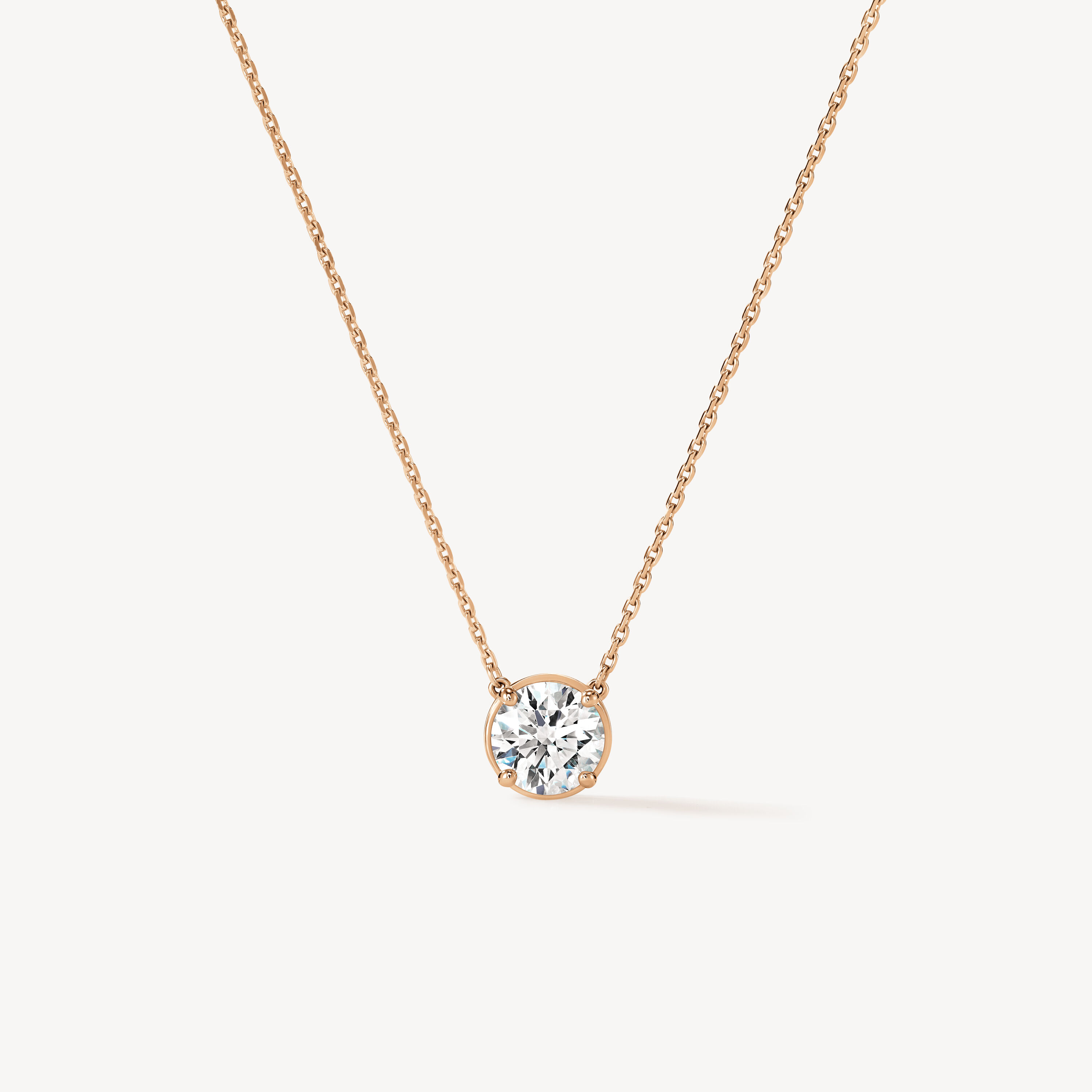 Celebration Pendant Necklace, 18K Rose Gold, large