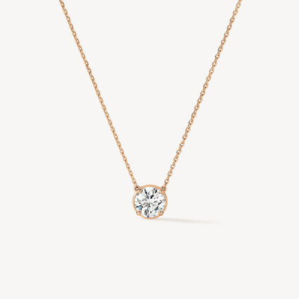 Celebration Pendant Necklace, 18K Rose Gold, large