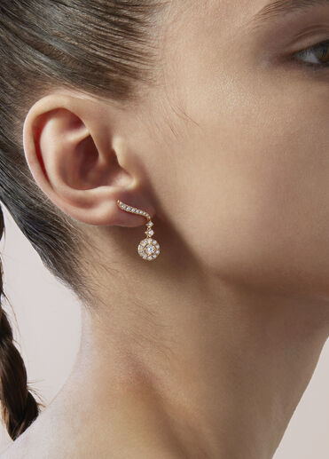 Vela 鑽石耳環, 18K 白金 Vela 鑽石耳環, 18K 白金, large